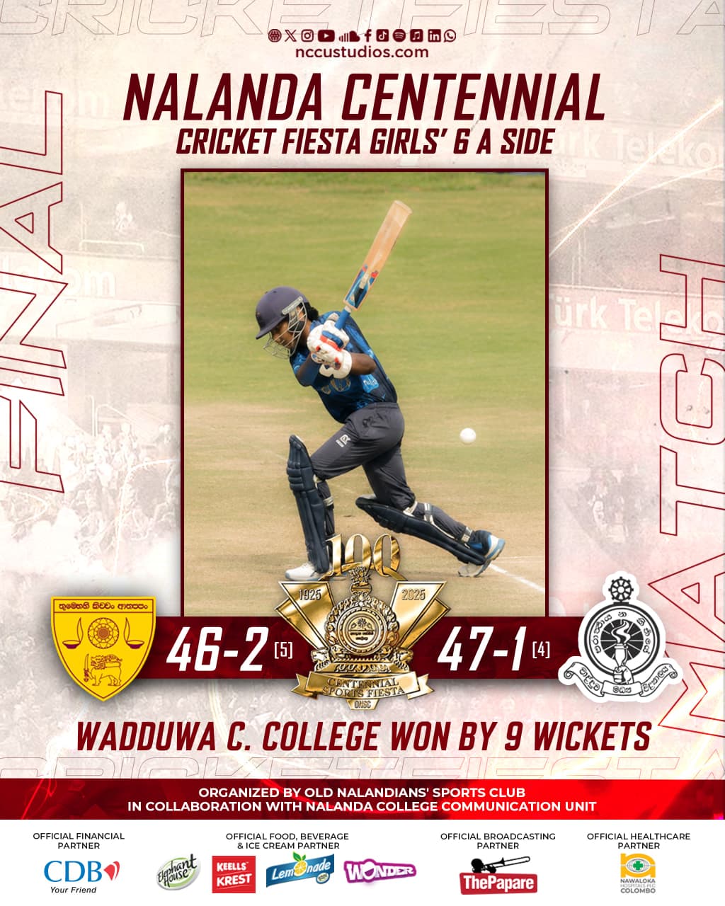 NALNDA CENTENNIAL SPORT FEISTA 2026 - BY ONSC COLLAB WITH NCCU
