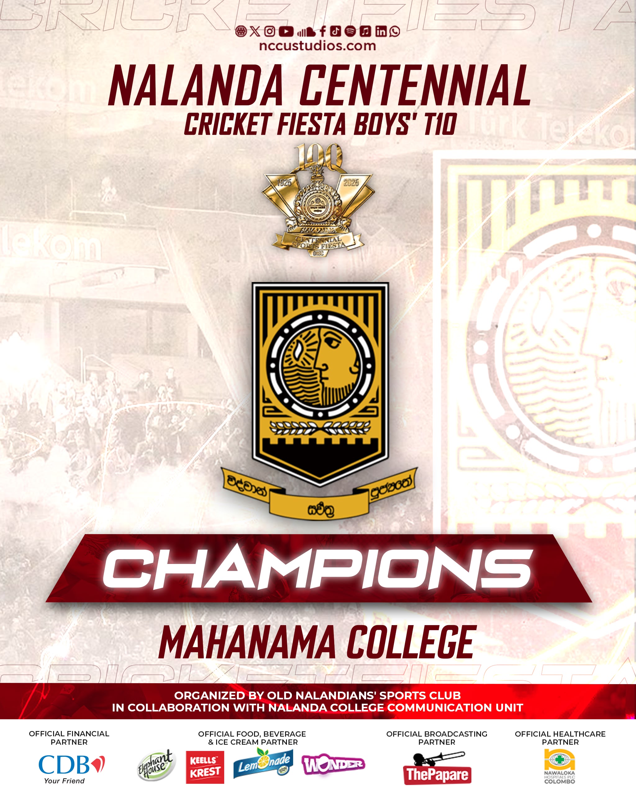 NALNDA CENTENNIAL SPORT FEISTA 2026 - BY ONSC COLLAB WITH NCCU